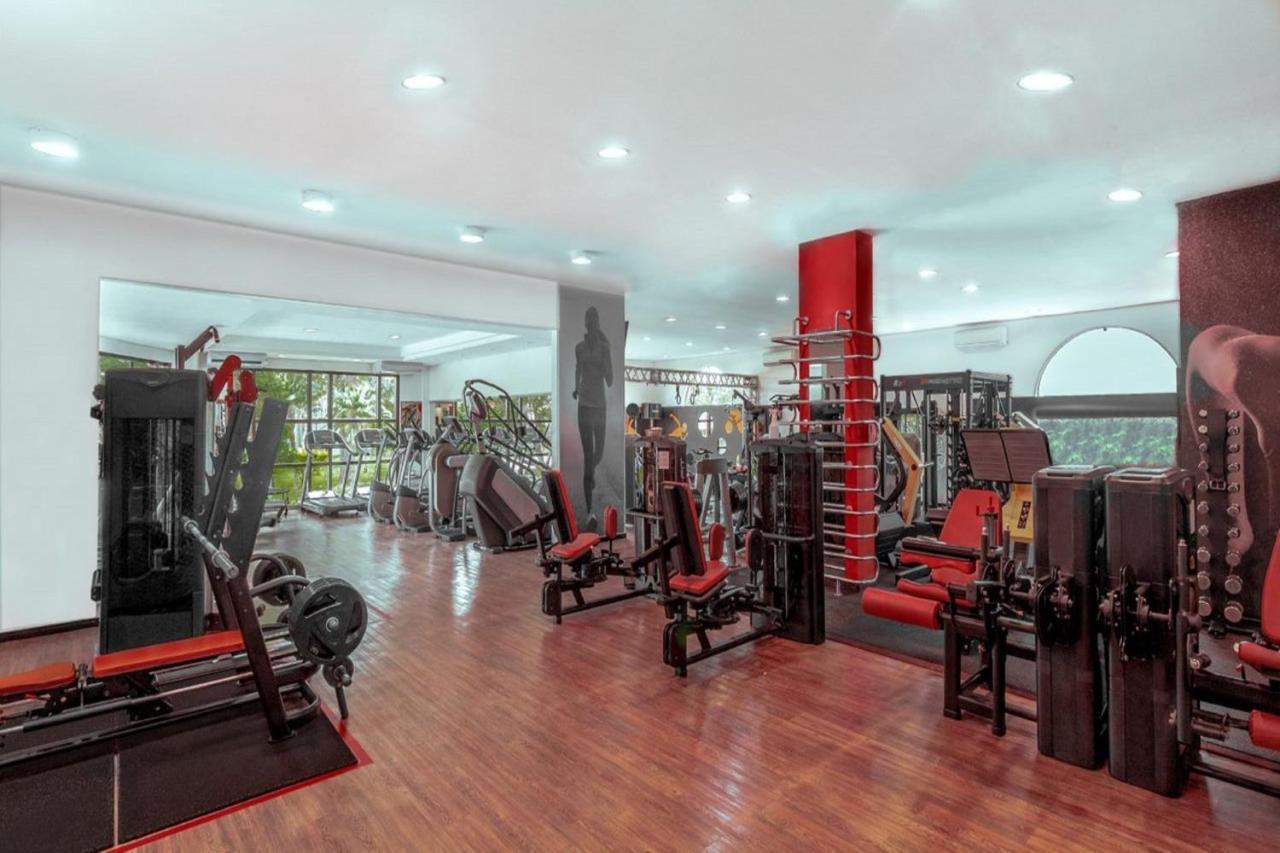 Marriott Sao Paulo Airport Hotel Guarulhos Bagian luar foto The gym at the hotel
